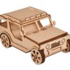 Samochód jep puzle drewniane