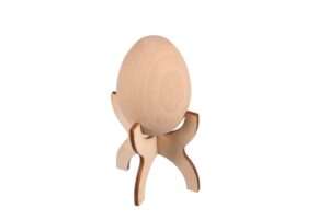 Drewniana podstawka pod jajko jajo do decoupage