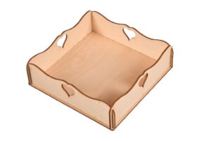 Serwetnik drewniany na serwetki decoupage