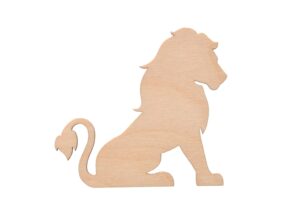 Drewniany dekor lew
