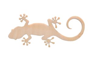 Scrapka z sklejki do decoupage gekon