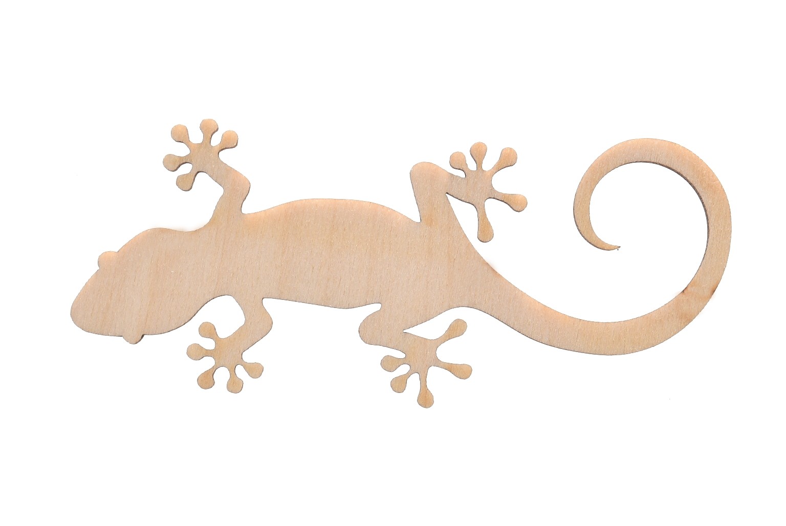 Scrapka z sklejki do decoupage gekon