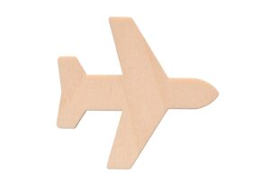 Dekoracja drewniana samolot decoupage