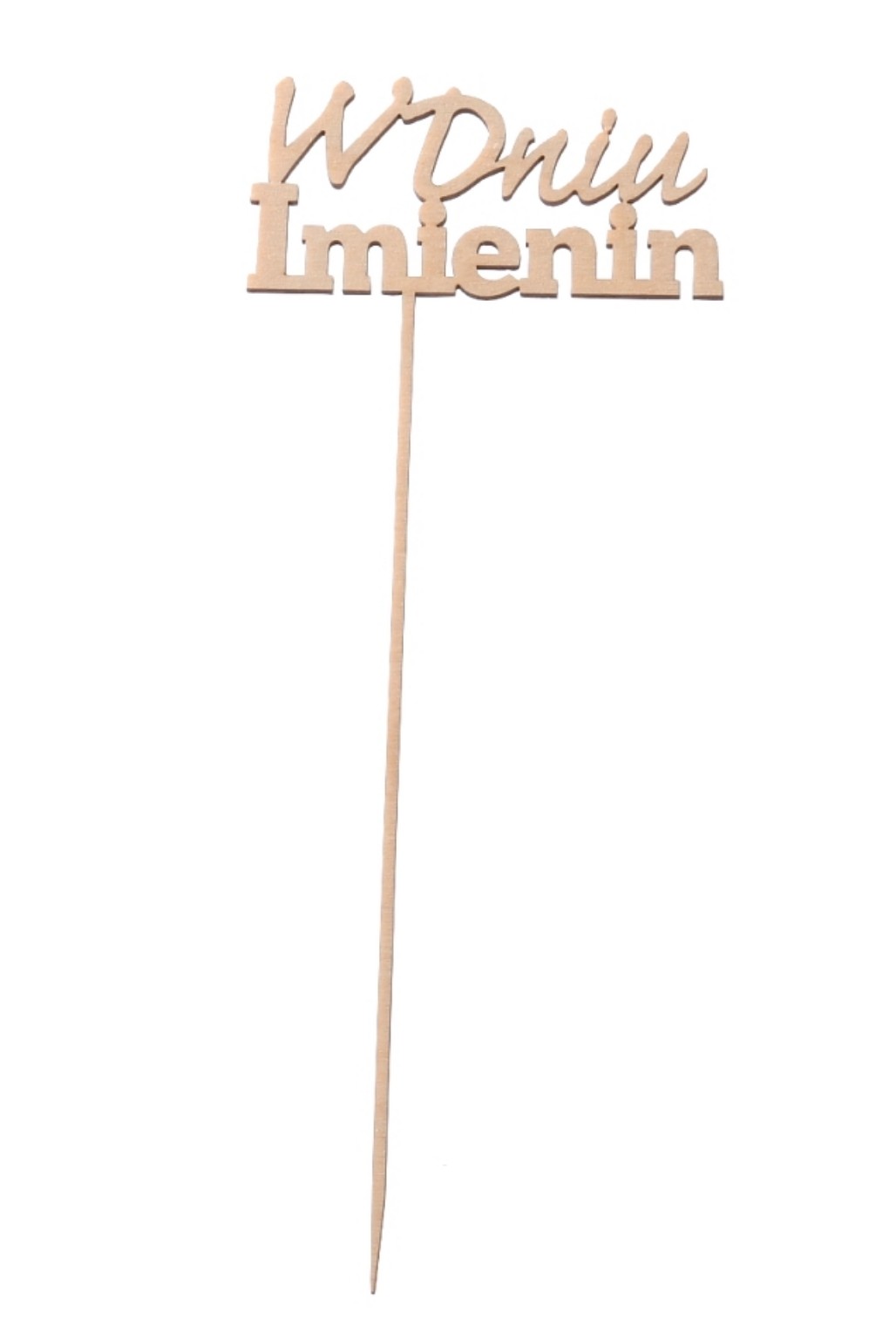 Topper imieninowy do kwiatów