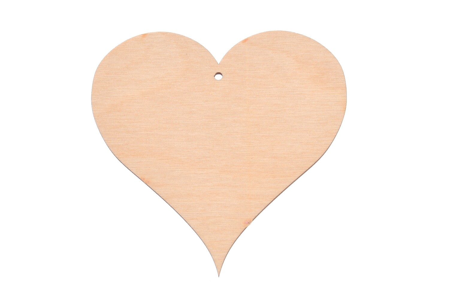 Drewniana ozdobna zawieszka serce