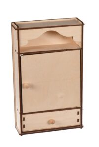 Szafka na klucze organizer drewniany