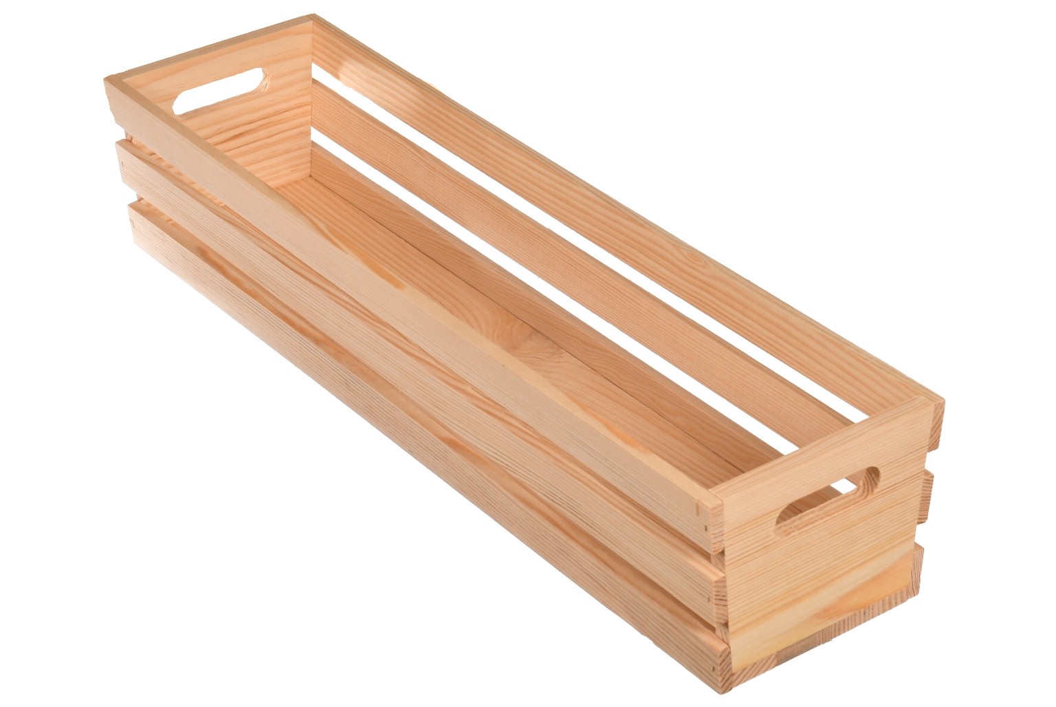 Drewniana donica na kwiaty duża