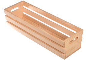 Donica drewniana doniczka kwietnik na kwiaty średnia