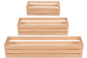 Drewniana donica na kwiaty mała