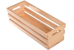 Drewniana donica na kwiaty mała