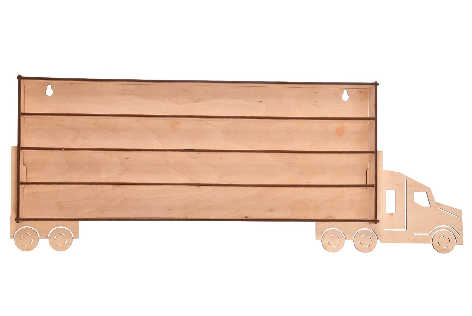 Drewniany organizer tir na resoraki