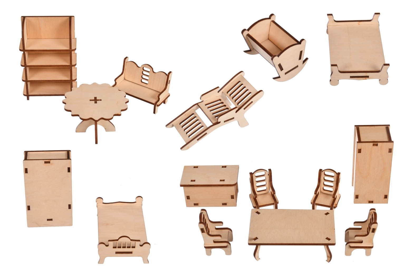 Mebelki do domu dla lalek