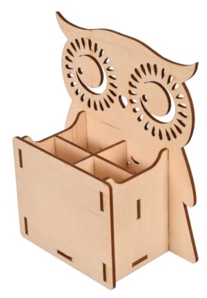 Pojemnik na artykuły szkole dla dzieci Sowa