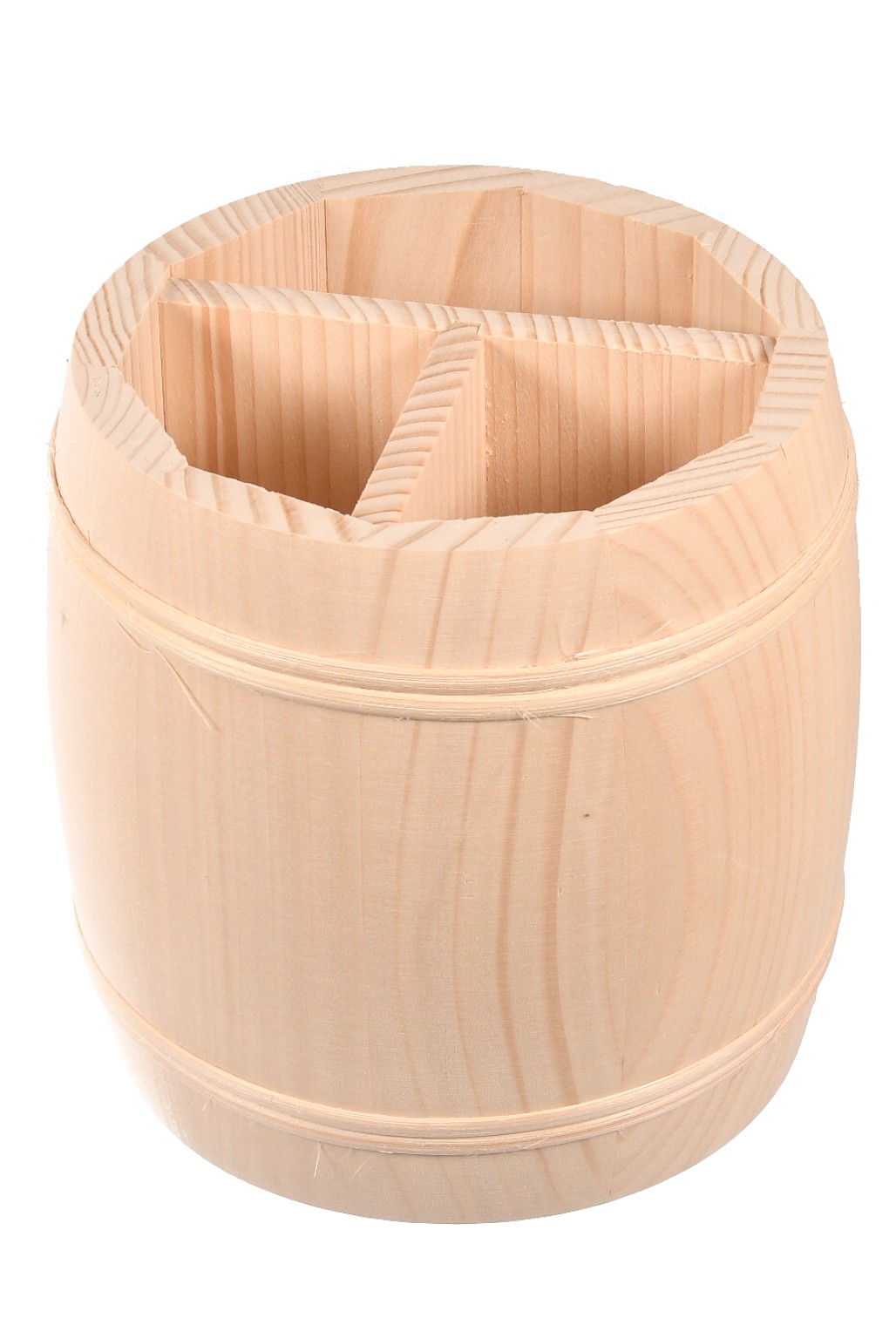 Drewniany pojemnik na sztućce