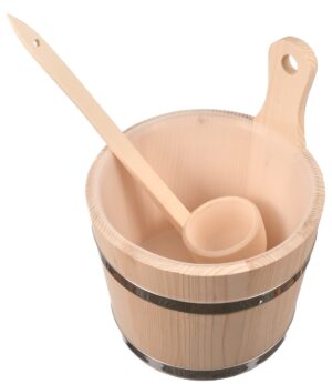 Skopek ceber do sauny z chochlą