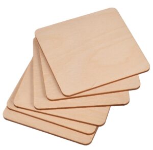 Drewniane podkładki kwadratowe 6szt