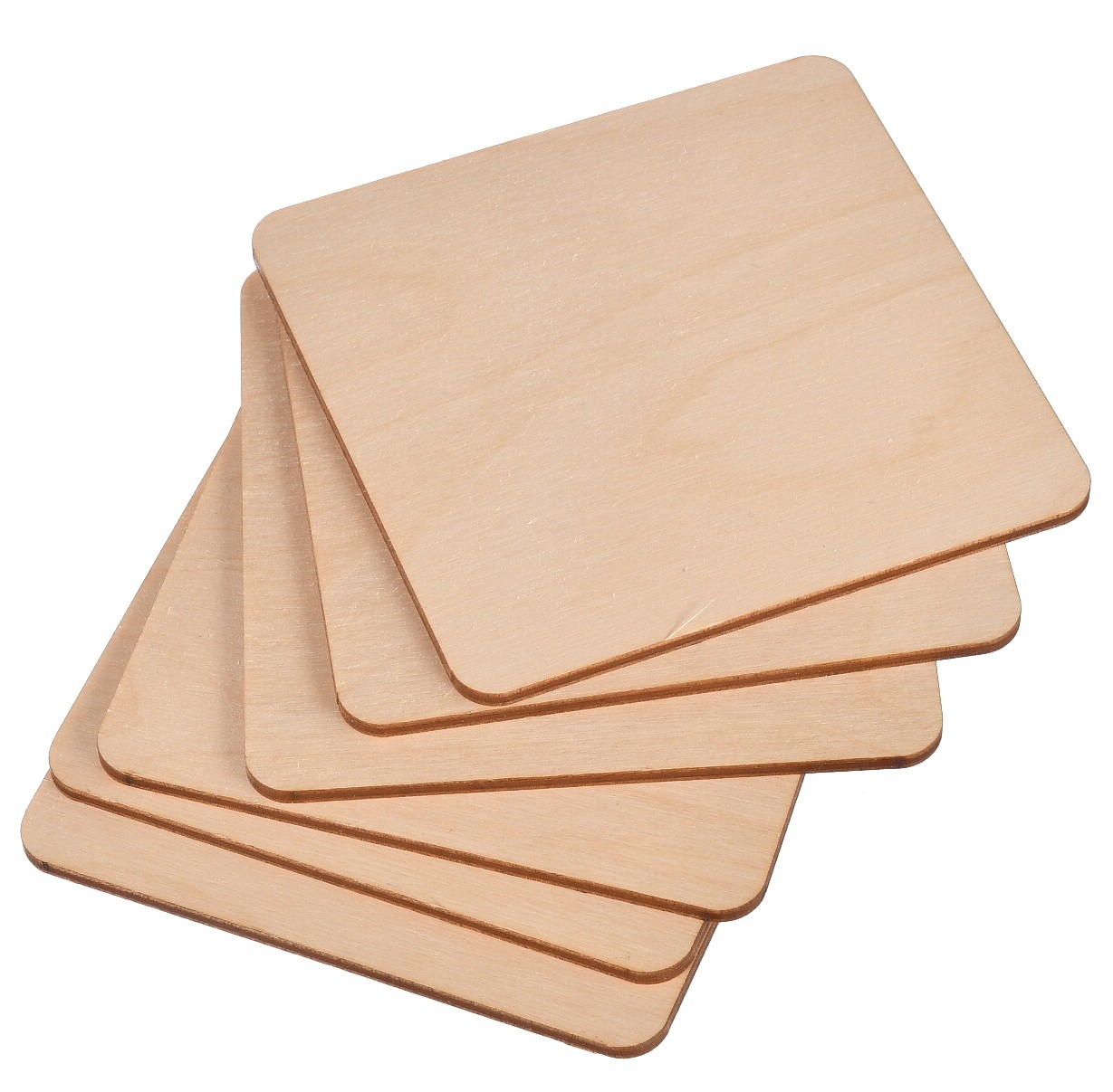 Drewniane podkładki kwadratowe 6szt