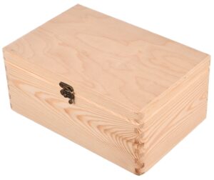 Drewniane pudełko z zapięciem 30x20x13cm