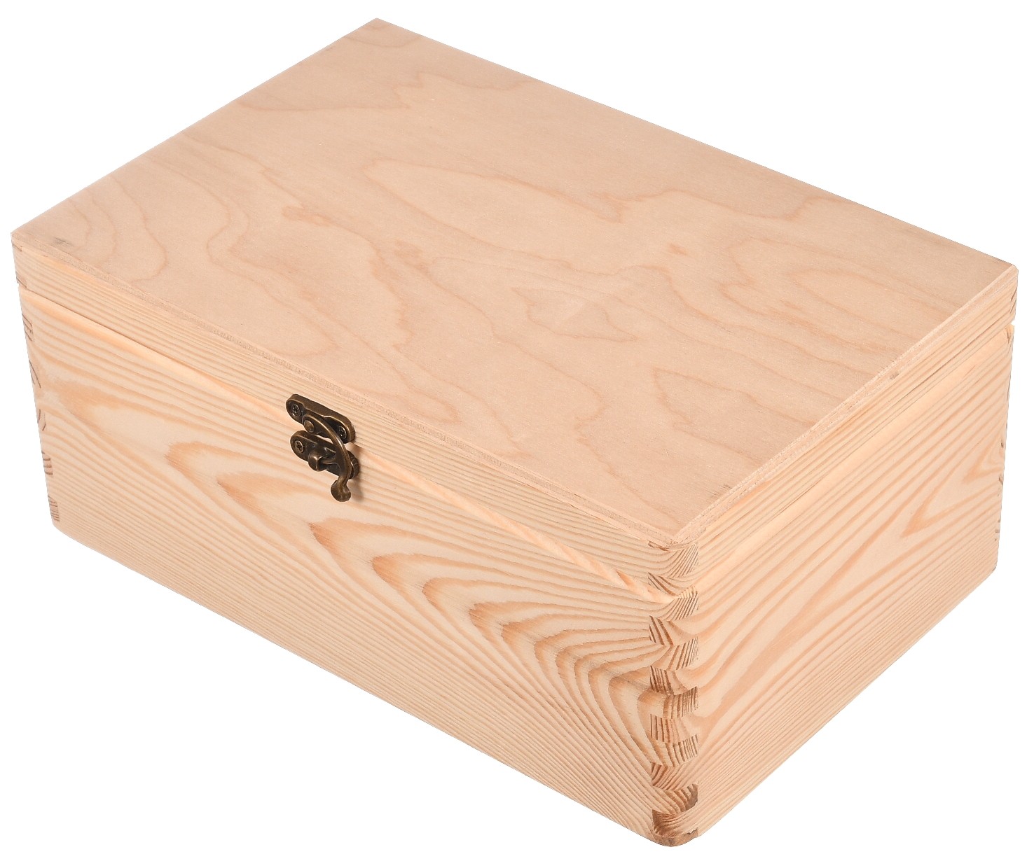 Drewniane pudełko z zapięciem 30x20x13cm