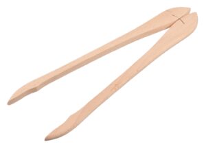 Drewniane szczypce kuchenne do grzybków