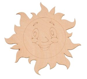 Słońce decoupage małe