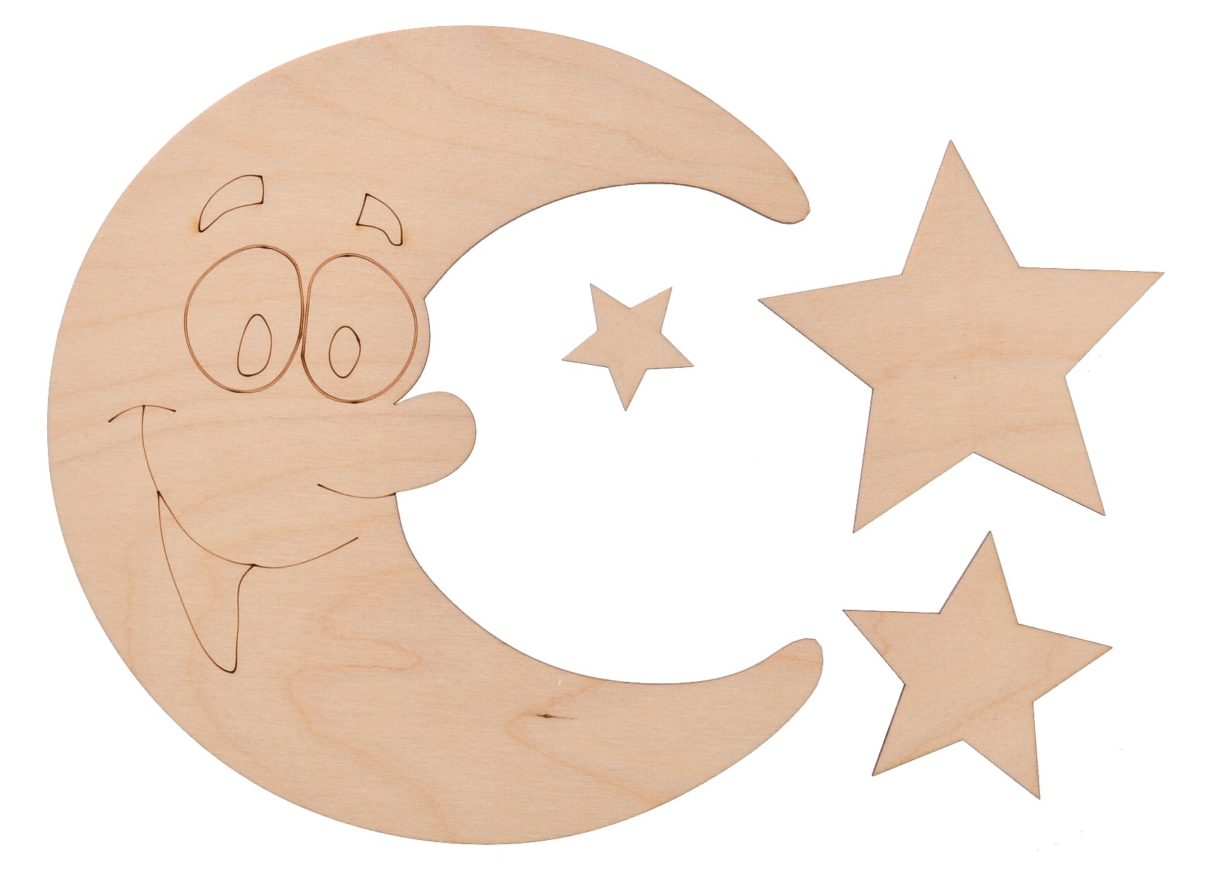 Dekoracja pokoju dziecięcego księżyc