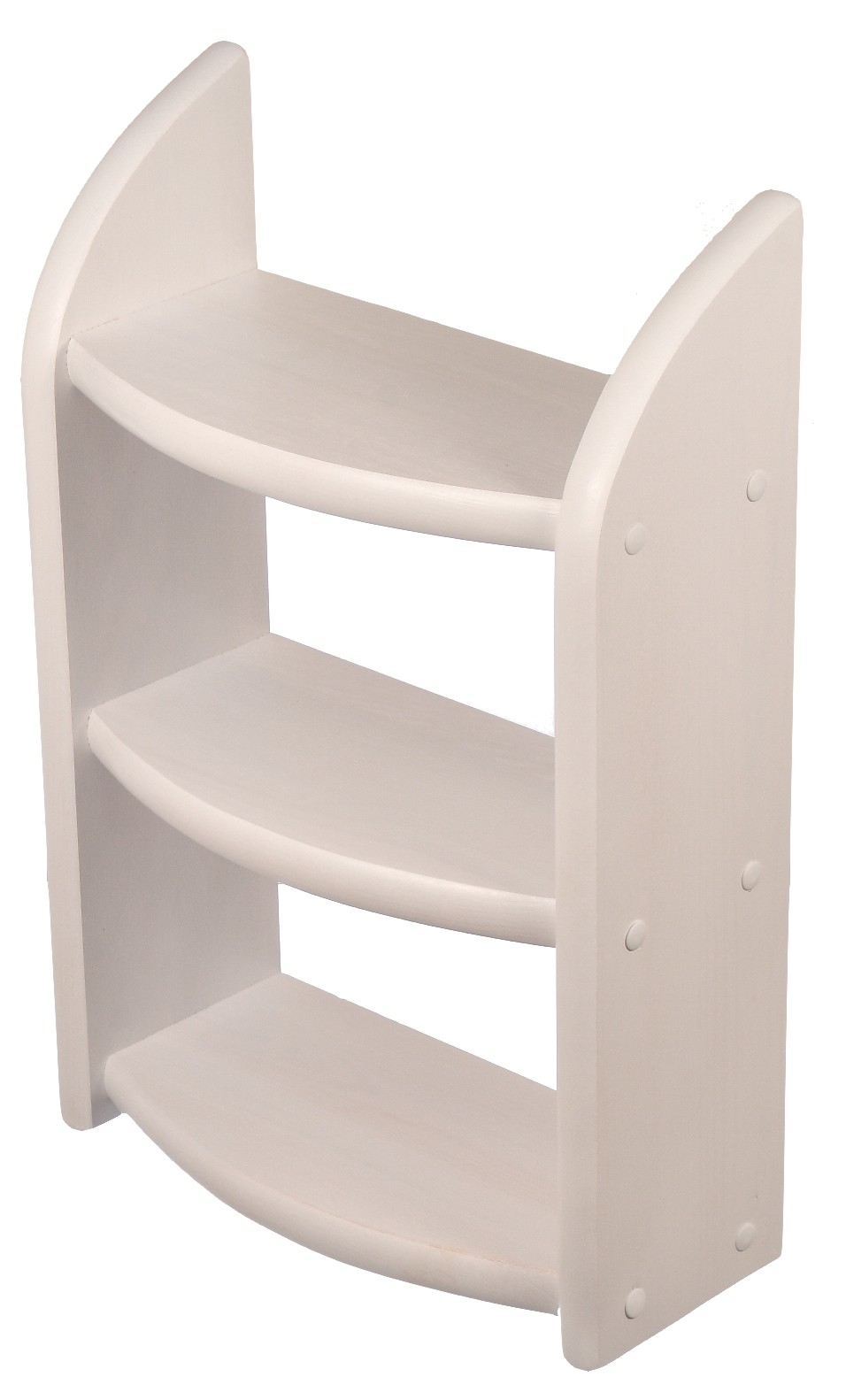 Drewniana półka biała