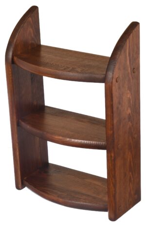 Drewniana półka ciemny brąz