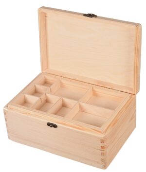 Skrzynka na biżuterie z zapięciem