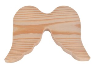 Drewniane skrzydła anioła aniołka decoupage