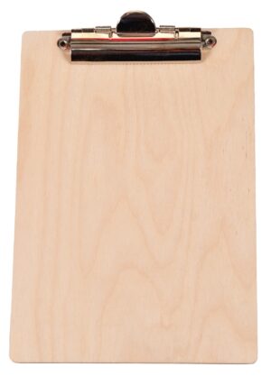 Drewniana podkładka pod kartki clipboard A5