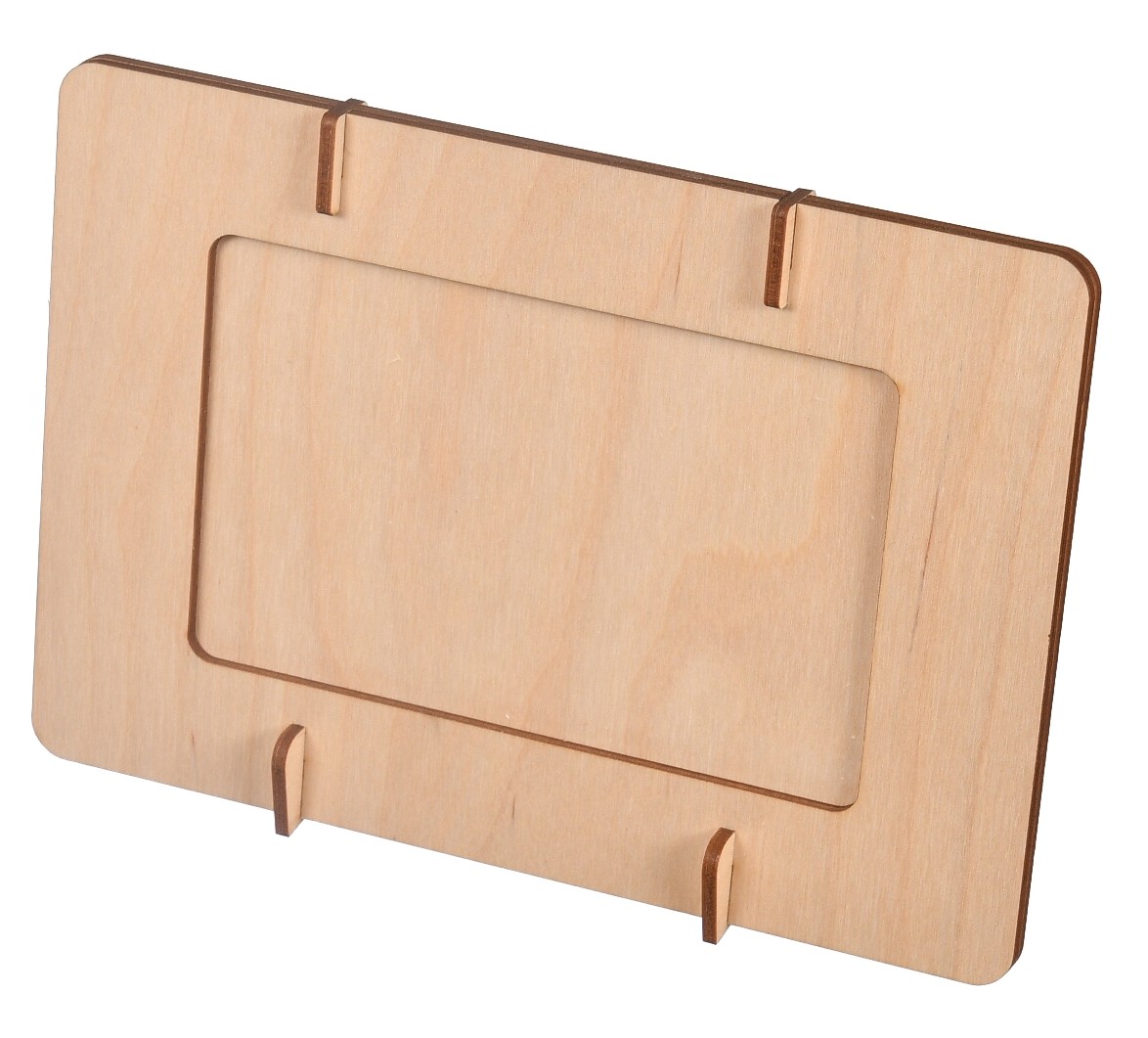 Drewniana ramka na zdjęcie metryczka prezent ozdoba