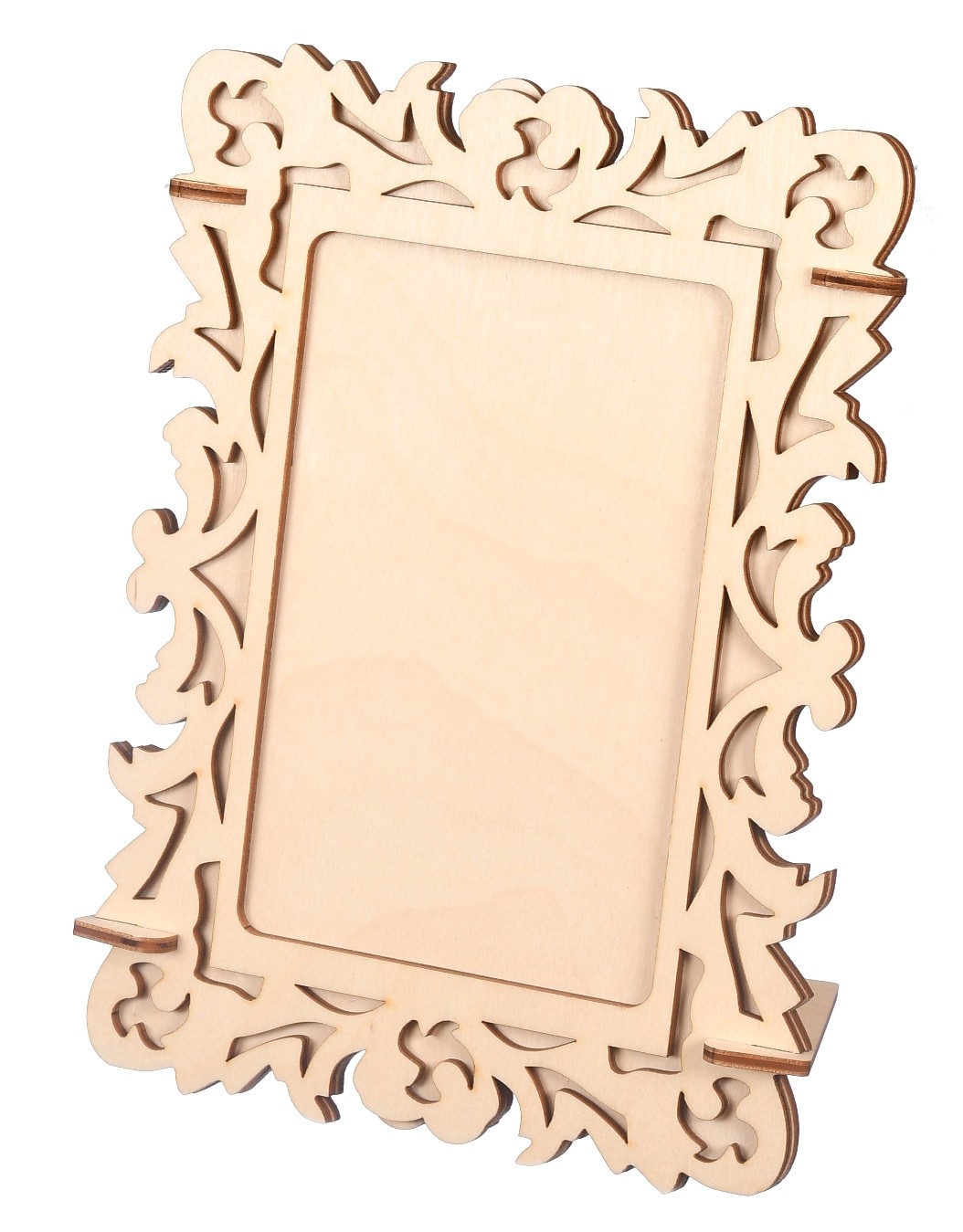 Ramka drewniana na zdjęcie ażurowa