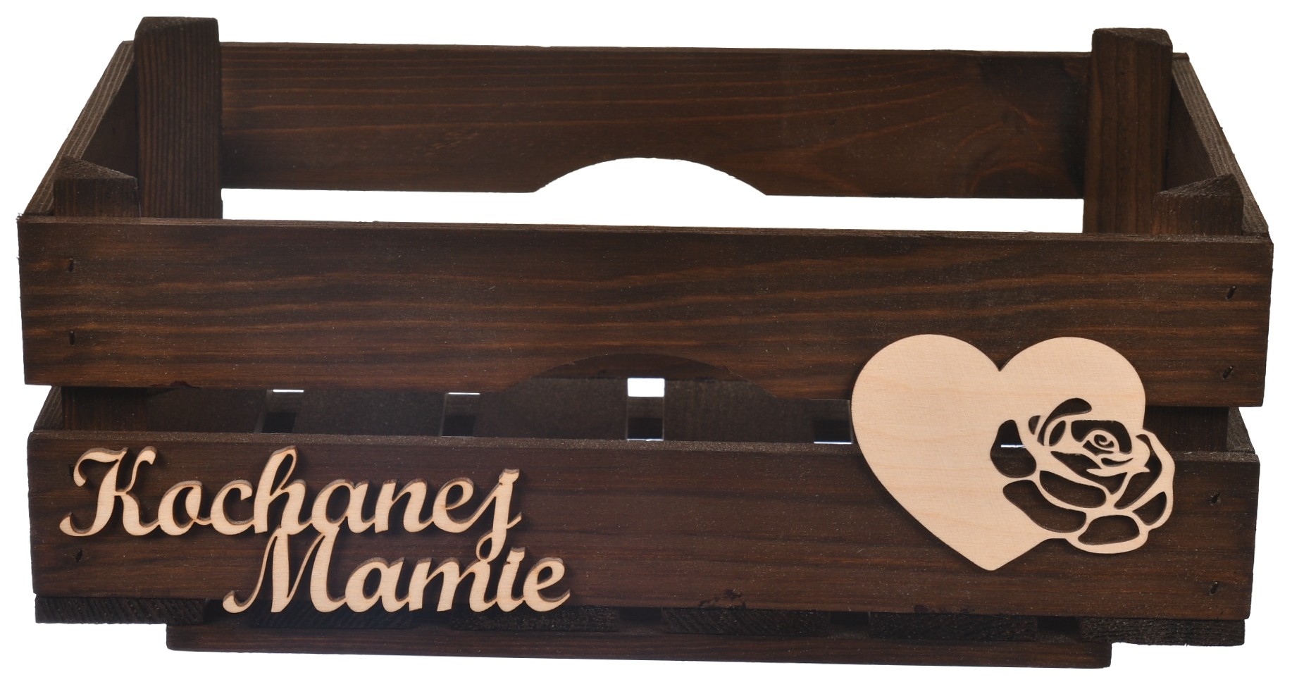 Drewniana skrzynka Kochanej Mamie