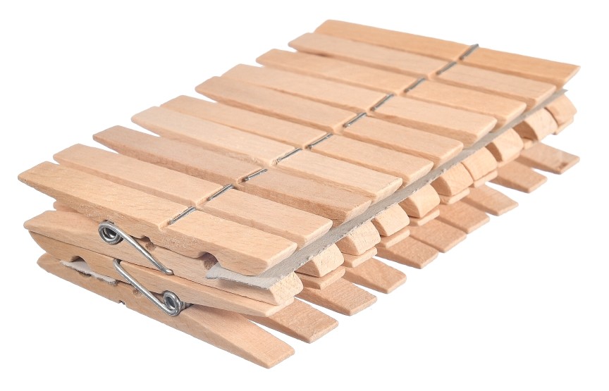 Klamerki spinacze drewniane do bielizny 20 szt komplet