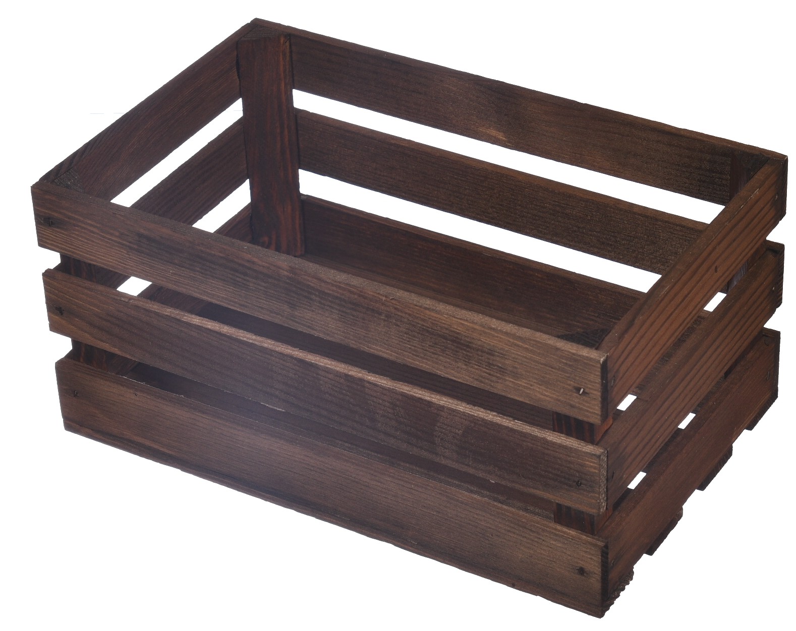 Drewniana skrzynka mała 21x12,5x12 BRĄZ