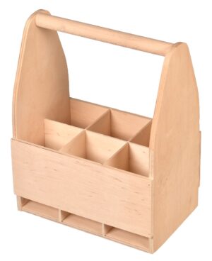 Nosidło na piwa drewniane sześciopak