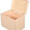 Pudełko drewniane z klapą 29,5x20x23