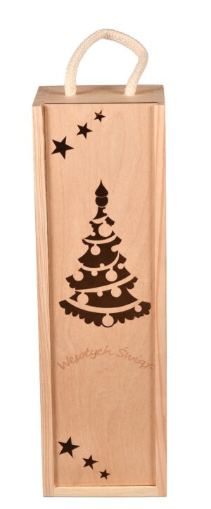 Pudełko na wino prezent świąteczny