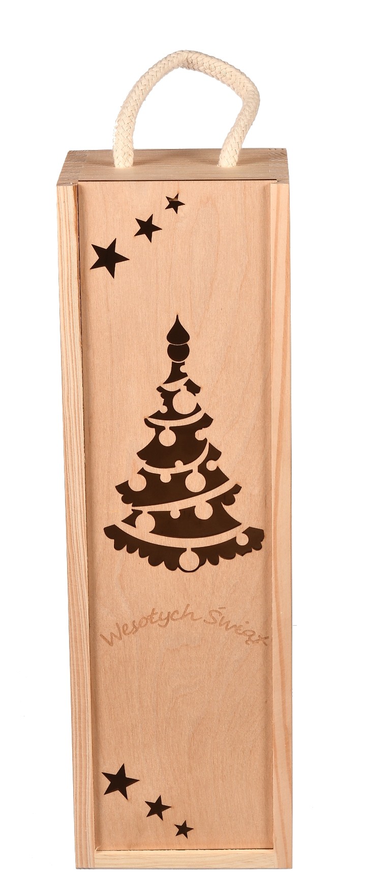 Pudełko na wino prezent świąteczny