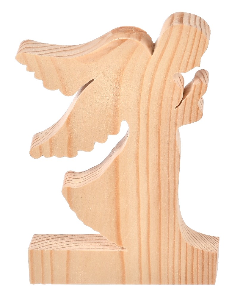 Drewniany anioł dekoracja podziękowania