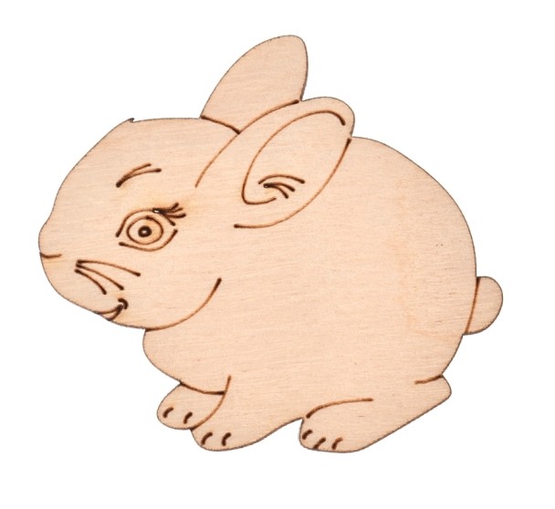 Zajączek wielkanocny dekor decoupage