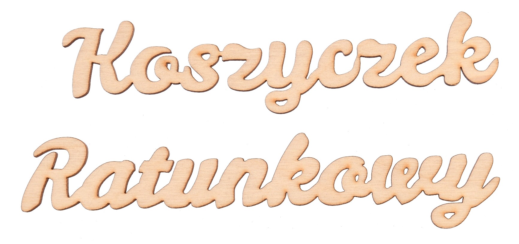 Napis "Koszyczek Ratunkowy"