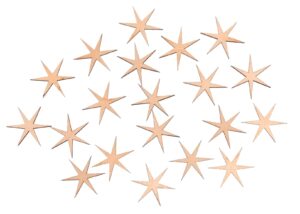 Gwiazdki komplet 20 szt scrapki