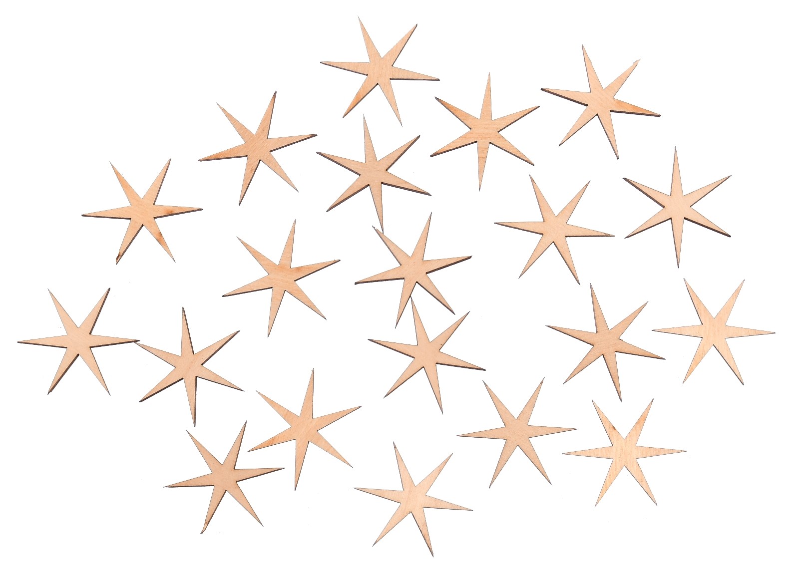 Gwiazdki komplet 20 szt scrapki