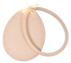 Jajko drewniane jajo pisanka ramka na zdjęcie