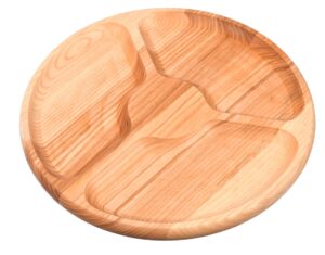 Drewniana deska obrotowa taca na przekąski