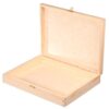 Drewniane pudełko kasetka na A4
