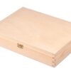 Drewniane pudełko kasetka na A4