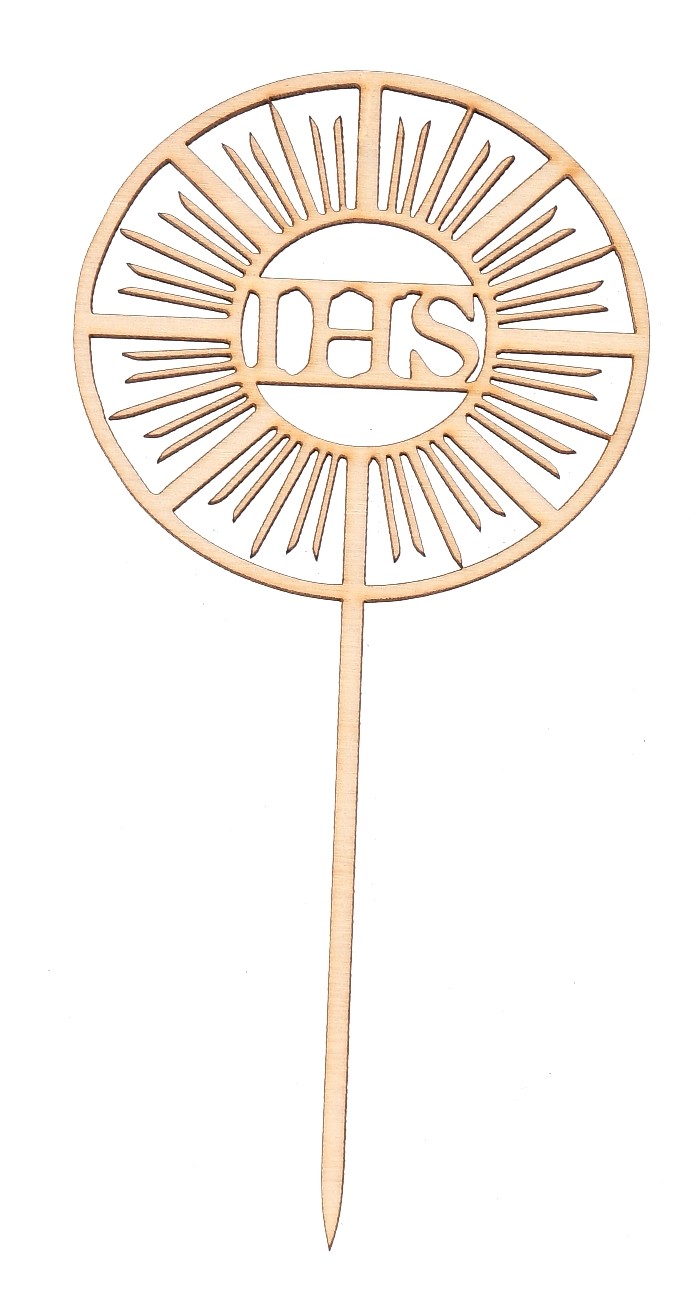 Topper komunijny IHS Hostia